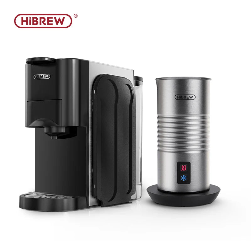 Macchina per caffè HiBREW Cafetera Caldo/Freddo 5in1 Multiplo 19Bar Dolce Gusto Latte&Nexpresso Capsula ESE